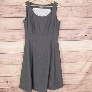 H&M GREY SLEEVELESS DRESS WOMENS SIZE 12